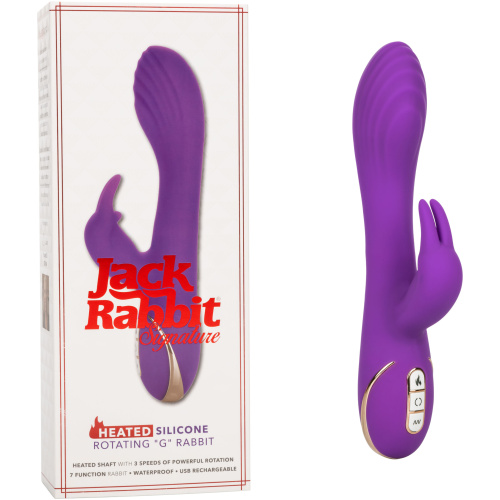 Jack Rabbit Signature Heated Silicone Rotating G Rabbit