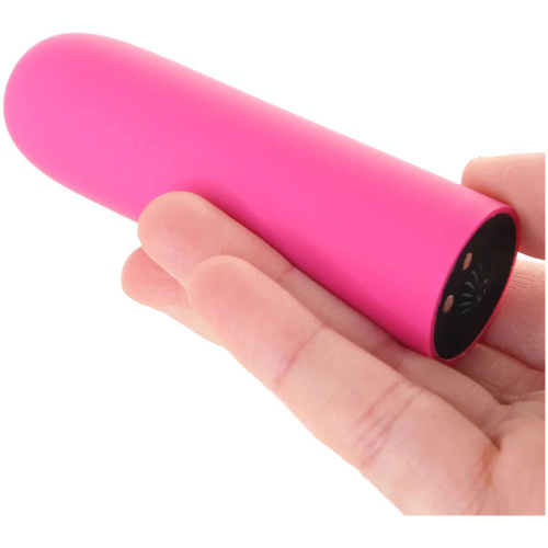 Pink Pussycat Vibrating Silicone Bullet - Pink