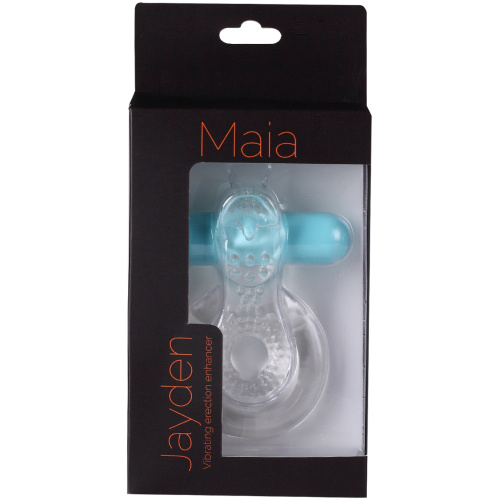 Jayden Vibrating Erection Enhancer Ring - Clear