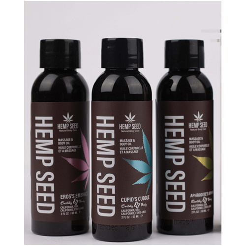 Hemp Seed Massage Oil Trio Gift Set - Valentines Day Collection 2 Oz