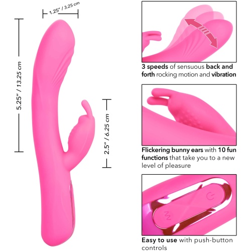 Jack Rabbit Elite Rocking Rabbit - Pink