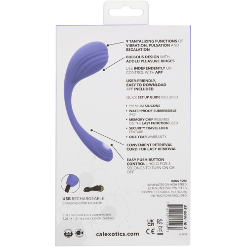 Calexotics Connect Kegel Exerciser - Periwinkle