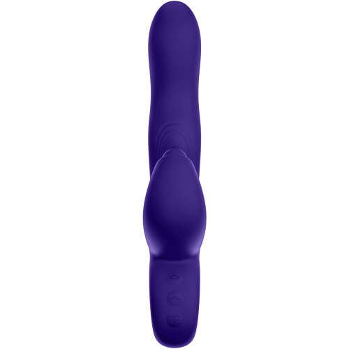 Klio Triple Action Thumping Rabbit Vibrator - Dark Purple