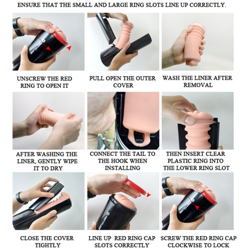 Pretty Love Ozzy - Vagina - Black/ Red