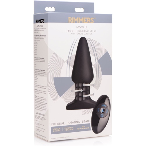 Model R Smooth Rimming Plug With Remote Control