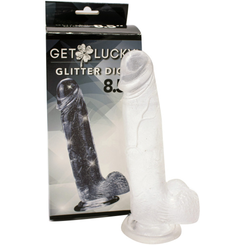 Get Lucky Glitter Dick - 8.5 Inch