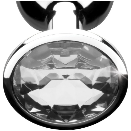 Clear Gem Anal Plug - Small
