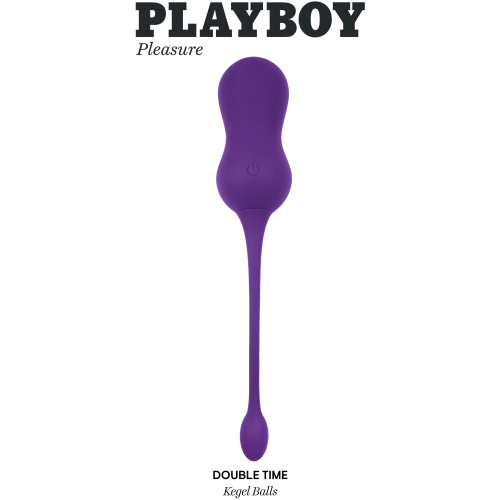 Playboy Pleasure - Double Time - Kegel Balls - Dark Purple