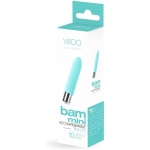 Bam Mini Rechargeable Bullet Vibe - Turquoise