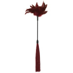 Sex and Mischief Enchanted Feather Tickler - Burgundy
