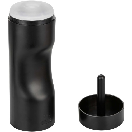 Bionic Sucking and Vibrating Masturbator - Black