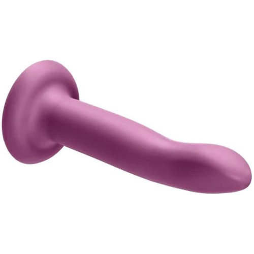 Ergo Super Flexi II Dong Soft and Flexible Liquid Silicone With Vibrator - Plum