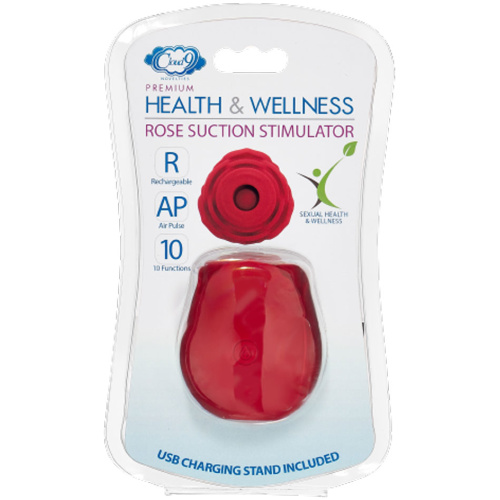 Rose Suction Stimulator - Red