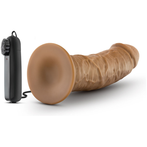 Dr. Skin - Dr. Joe - 8 Inch Vibrating Cock With Suction Cup - Mocha