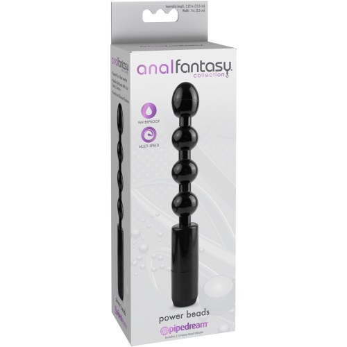 Anal Fantasy Collection Power Beads - Black