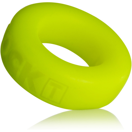 Cock T Comfort Cockring by Atomic Jock - Acid Yellow