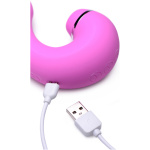 Shegasm 5 Star 10x Tapping G-Spot Vibe With Suction - Pink