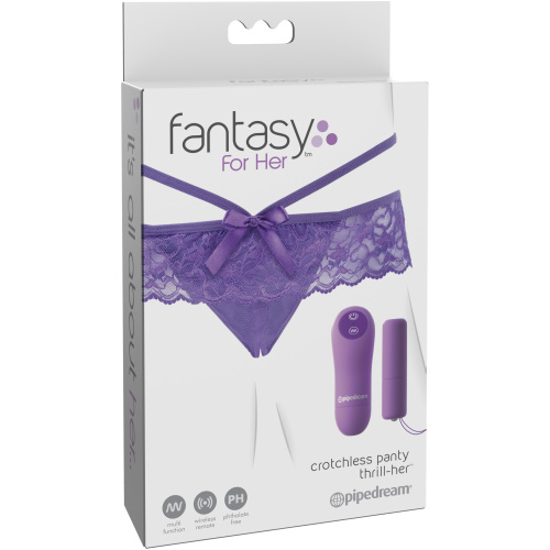 Fantasy for Her Crotchless Panty Thrill-Her