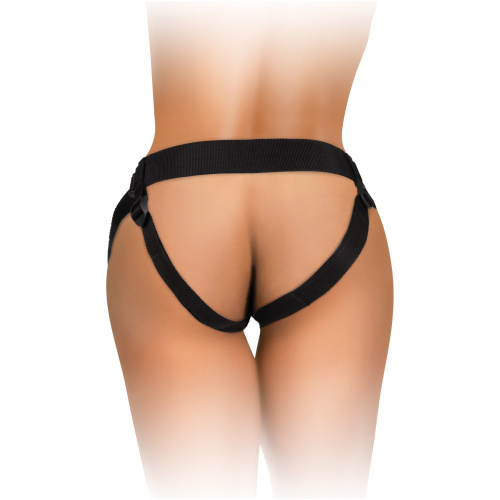 King Cock Elite Beginner's Body Dock Strap-on Harness - Black