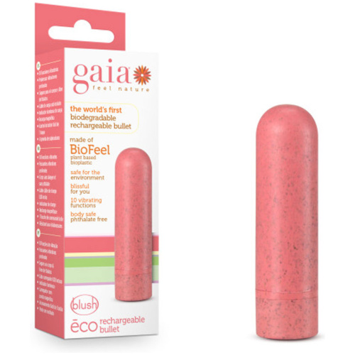 Gaia - Eco Rechargeable Bullet - Coral