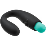 Rocker Base Prostate Stimulator With Rechargeable Bullet Vibrator