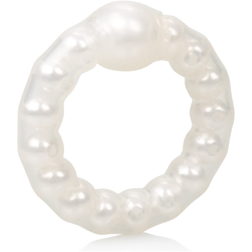 Pearl Beaded Prolong Rings - White