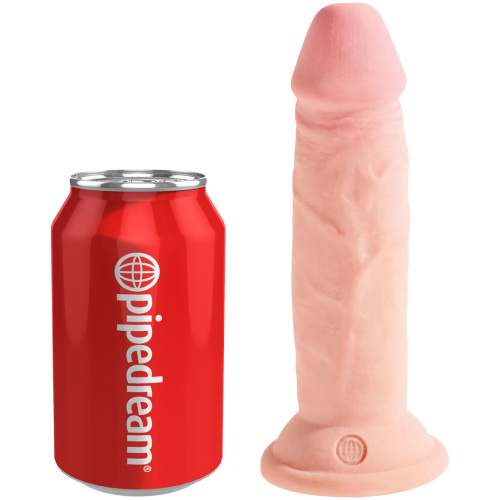 King Cock Plus Triple Density 6 Inch Cock - Light