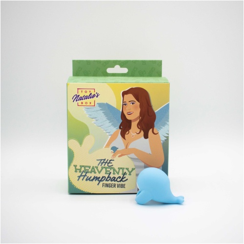 The Heavenly Humpback Finger Bullet Vibrator - Blue