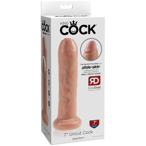 King Cock 7 Inch Uncut - Flesh