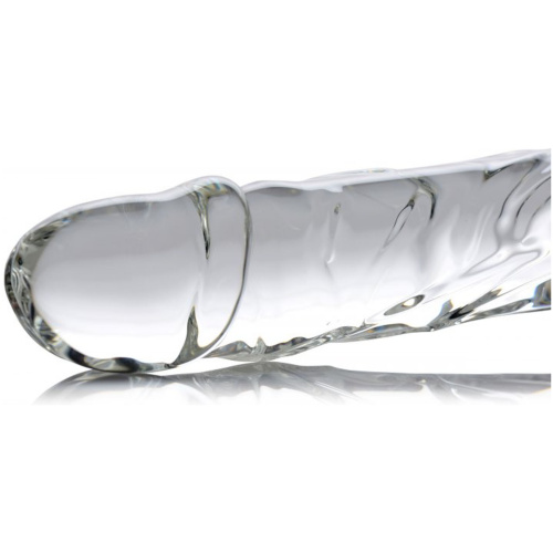 Brutus Glass Dildo Thruster - Clear