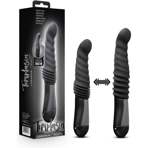 Temptasia - Lazarus - Thrusting Dildo - Black
