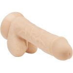 7 Inch Silicone Pro Odorless Dong - Flesh