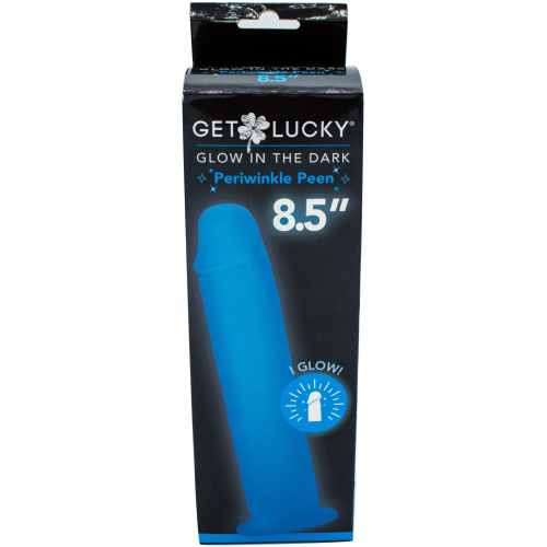 Get Lucky Glow in the Dark Periwinkle Peen - 8.5 Inch