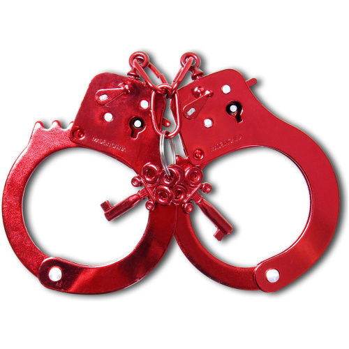 Fetish Fantasy Series Anodized Cuffs - Red