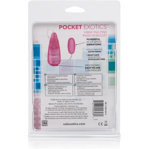 Pocket Exotics Bullet - Pink Passion