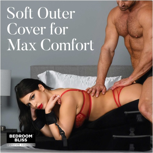 Bondage Cushion Set Bondage Foam Wedge Pillow Set - Black