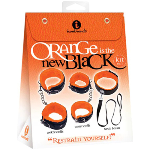 Orange Is the New Black Restrain Yourself Kit - Black/orange