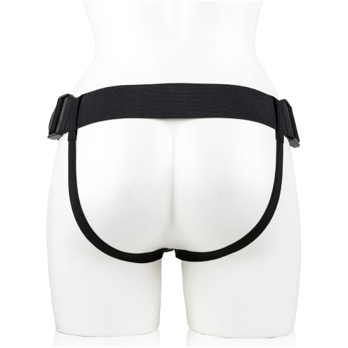 Vibrating Hollow Strapon Without Balls 6 Inch - Balls 6 Inch - Tan