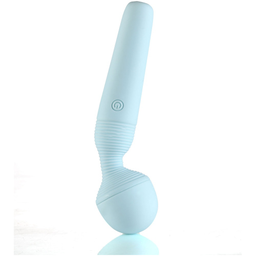 Grace Bendable Vibrating Pleasure Wand - Blue