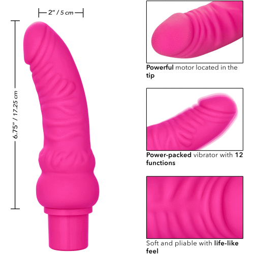 Rechargeable Power Stud Curvy - Pink