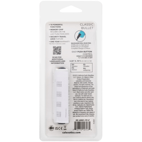 Turbo Buzz Classic Bullet - Blue