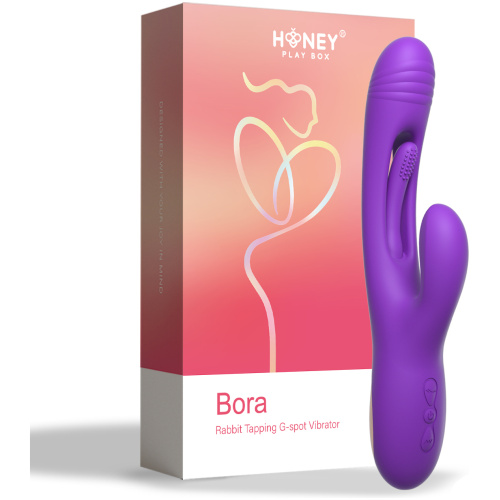 Bora - Rabbit Tapping G-Spot Vibrator - Purple