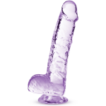 Naturally Yours - 6 Inch Crystalline Dildo -  Amethyst