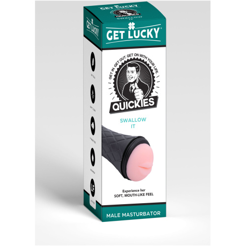 Get Lucky Quickies Swallow It  Male Masturbator