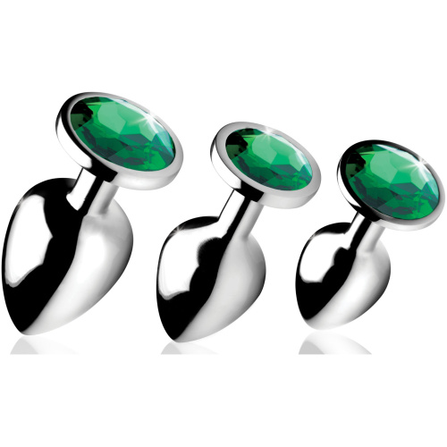 Emerald Gem Anal Plug Set