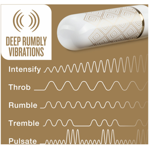 The Collection - Glitzy Deco - Rechargeable Bullet - Gold