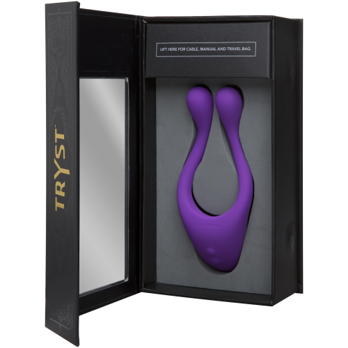 Tryst Multi Erogenous Zone Silicone Massager - Purple