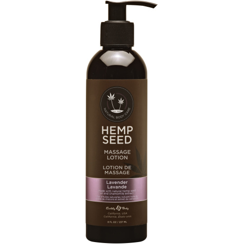Hemp Seed Massage Lotion - Lavender - 8 Fl. Oz. / 237ml