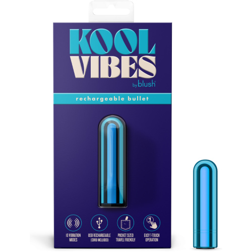 Kool Vibes - Rechargeable Mini Bullet - Blueberry