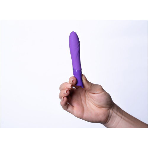 Margo Silicone Textured Bullet Vibrator - Neon Purple
